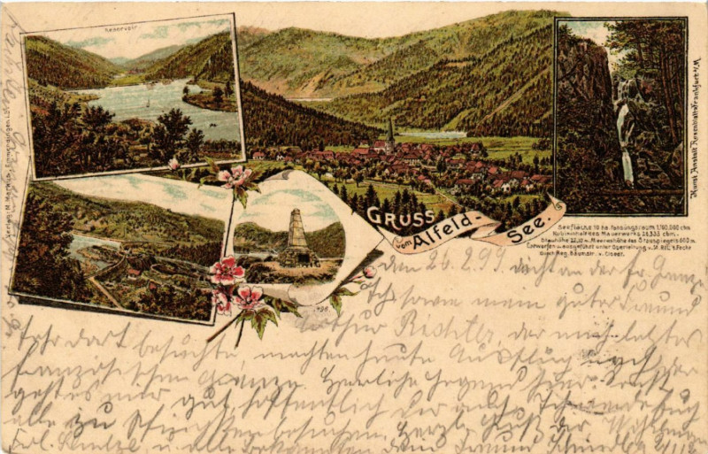 Carte postale ancienne Alfeld-Sée - Scenes - Litho