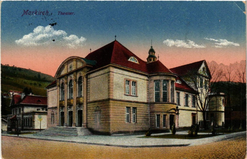 Carte postale ancienne Markirch - Sainte-Marie-aux-Mines - Theater à Sainte-Marie-aux-Mines