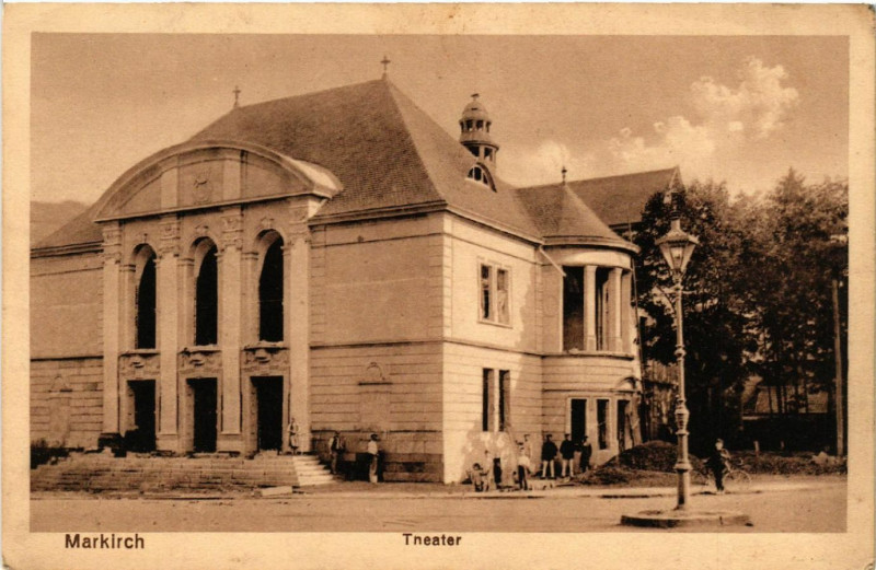 Carte postale ancienne Markirch - Sainte-Marie-aux-Mines - Theater à Sainte-Marie-aux-Mines