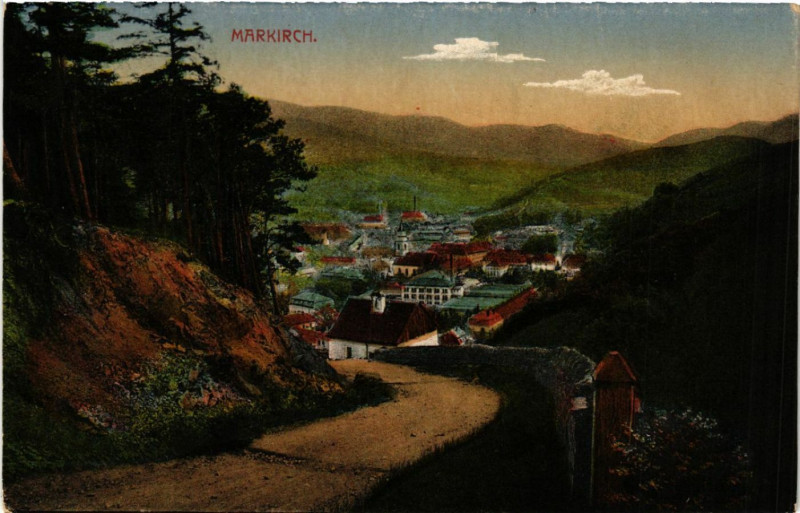 Carte postale ancienne Markirch - Sainte-Marie-aux-Mines - Scene à Sainte-Marie-aux-Mines