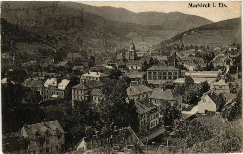 Carte postale ancienne Markirch - Sainte-Marie-aux-Mines - Panorama - Vue générale à Sainte-Marie-aux-Mines