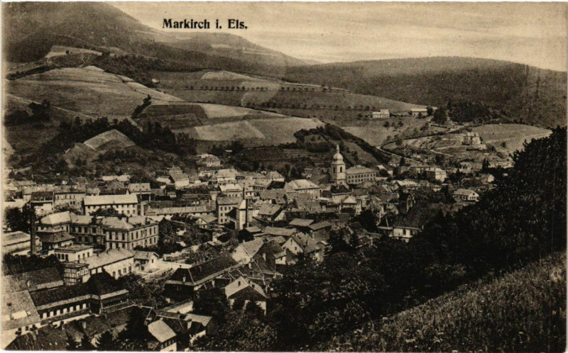 Carte postale ancienne Markirch - Sainte-Marie-aux-Mines - Panorama - Vue générale à Sainte-Marie-aux-Mines