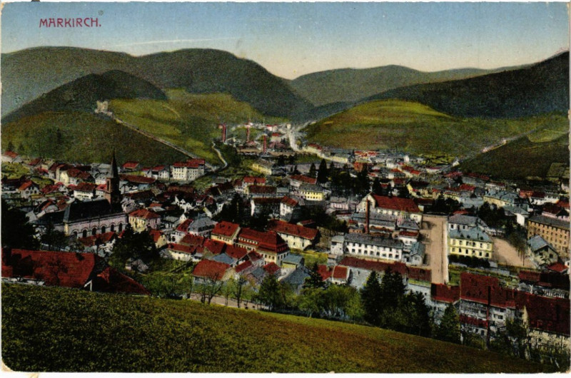 Carte postale ancienne Markirch - Sainte-Marie-aux-Mines - Panorama - Vue générale à Sainte-Marie-aux-Mines
