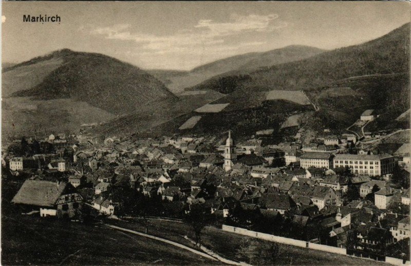 Carte postale ancienne Markirch - Sainte-Marie-aux-Mines - Panorama - Vue générale à Sainte-Marie-aux-Mines