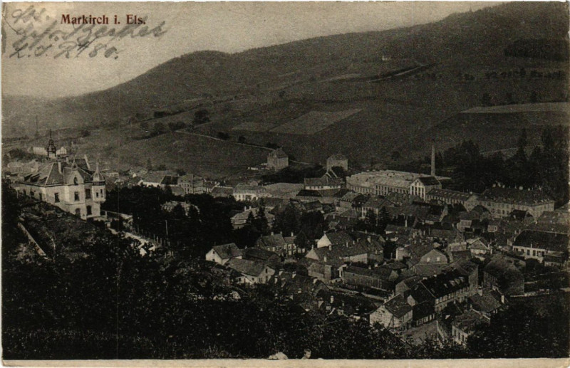 Carte postale ancienne Markirch - Sainte-Marie-aux-Mines - Panorama - Vue générale à Sainte-Marie-aux-Mines