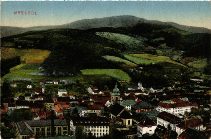 Carte postale ancienne Markirch - Sainte-Marie-aux-Mines - Panorama - Vue générale à Sainte-Marie-aux-Mines