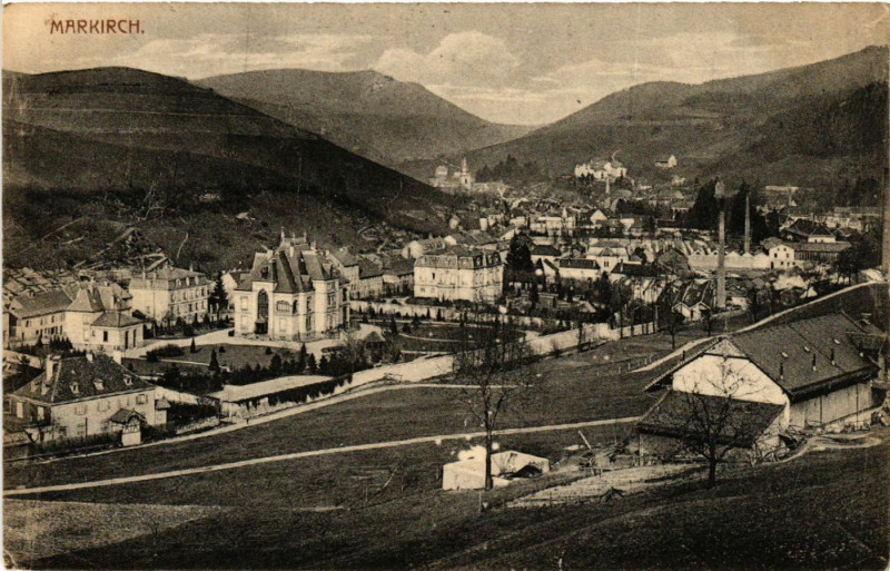 Carte postale ancienne Markirch - Sainte-Marie-aux-Mines - Panorama - Vue générale à Sainte-Marie-aux-Mines