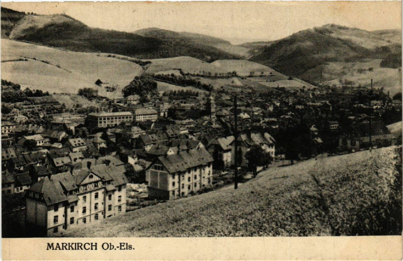 Carte postale ancienne Markirch - Sainte-Marie-aux-Mines - Panorama - Vue générale à Sainte-Marie-aux-Mines