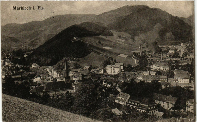 Carte postale ancienne Markirch - Sainte-Marie-aux-Mines - Panorama - Vue générale à Sainte-Marie-aux-Mines
