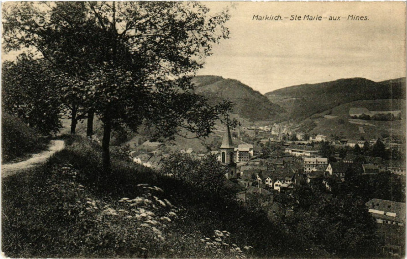 Carte postale ancienne Markirch - Sainte-Marie-aux-Mines - Panorama - Vue générale à Sainte-Marie-aux-Mines