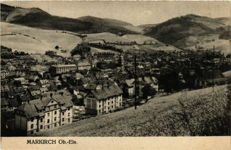 Carte postale ancienne Markirch - Sainte-Marie-aux-Mines - Panorama - Vue générale à Sainte-Marie-aux-Mines