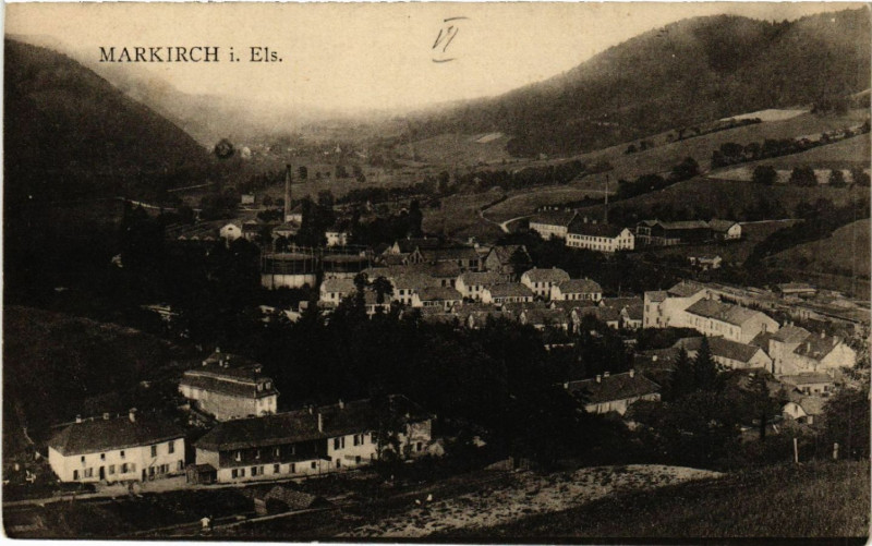 Carte postale ancienne Markirch - Sainte-Marie-aux-Mines - Panorama à Sainte-Marie-aux-Mines
