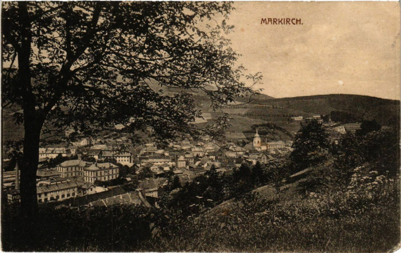 Carte postale ancienne Markirch - Sainte-Marie-aux-Mines - Panorama à Sainte-Marie-aux-Mines