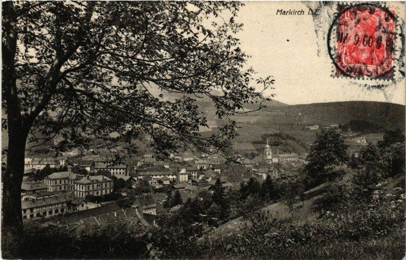 Carte postale ancienne Markirch - Sainte-Marie-aux-Mines - Panorama à Sainte-Marie-aux-Mines