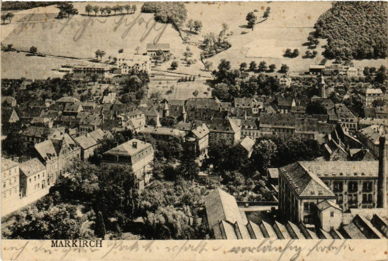 Carte postale ancienne Markirch - Sainte-Marie-aux-Mines - Panorama à Sainte-Marie-aux-Mines