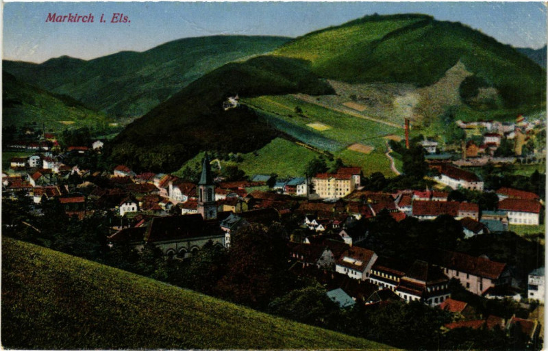 Carte postale ancienne Markirch - Sainte-Marie-aux-Mines - Panorama à Sainte-Marie-aux-Mines