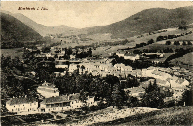 Carte postale ancienne Markirch - Sainte-Marie-aux-Mines - Panorama à Sainte-Marie-aux-Mines