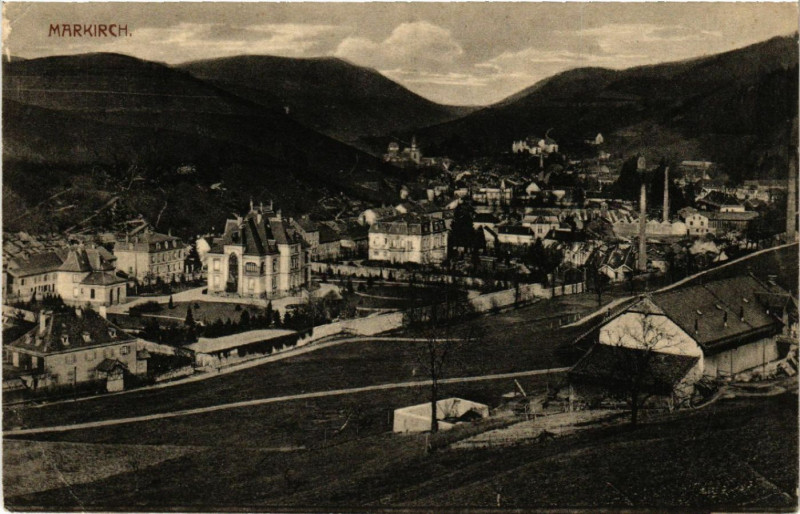 Carte postale ancienne Markirch - Sainte-Marie-aux-Mines - Panorama à Sainte-Marie-aux-Mines