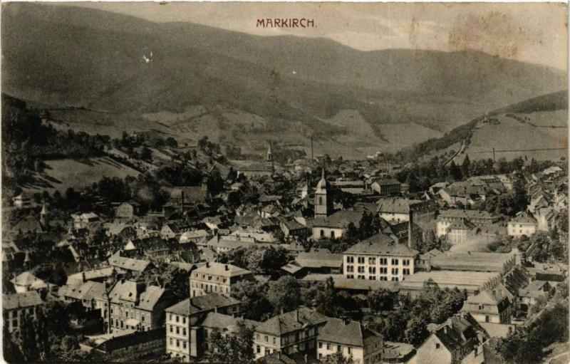 Carte postale ancienne Markirch - Sainte-Marie-aux-Mines - Panorama à Sainte-Marie-aux-Mines