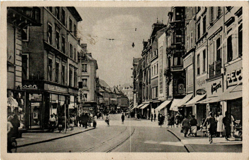 Carte postale ancienne Mulhausen - Mulhouse - Wildemann-Strasse à Mulhouse