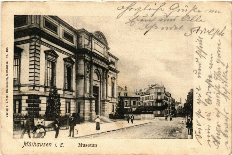 Carte postale ancienne Mulhausen - Mulhouse - Museum à Mulhouse