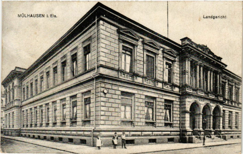 Carte postale ancienne Mulhausen - Mulhouse - Landgericht à Mulhouse