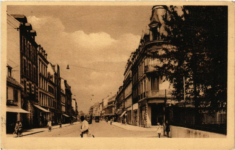 Carte postale ancienne Mulhausen - Mulhouse - KOLMARerstrasse à Mulhouse