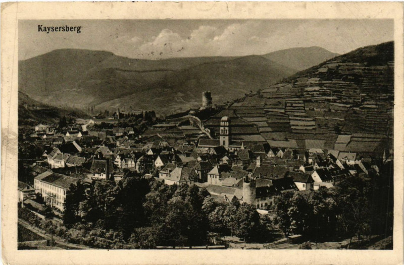 Carte postale ancienne Kaysersberg - Vue - Panorama