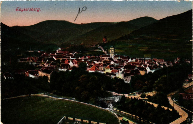 Carte postale ancienne Kaysersberg - Vue - Panorama