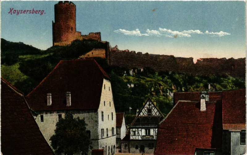 Carte postale ancienne Kaysersberg - Scene