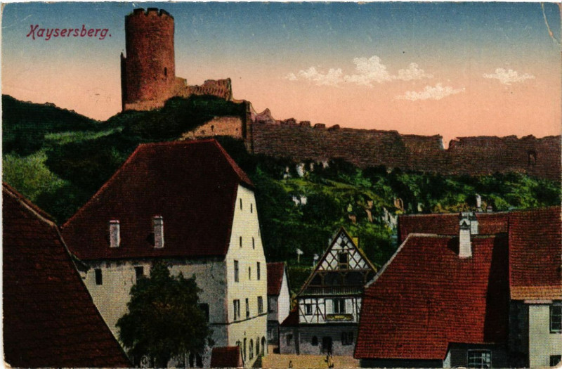 Carte postale ancienne Kaysersberg - Scene