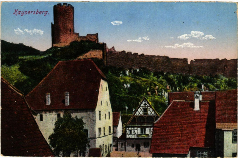 Carte postale ancienne Kaysersberg - Scene
