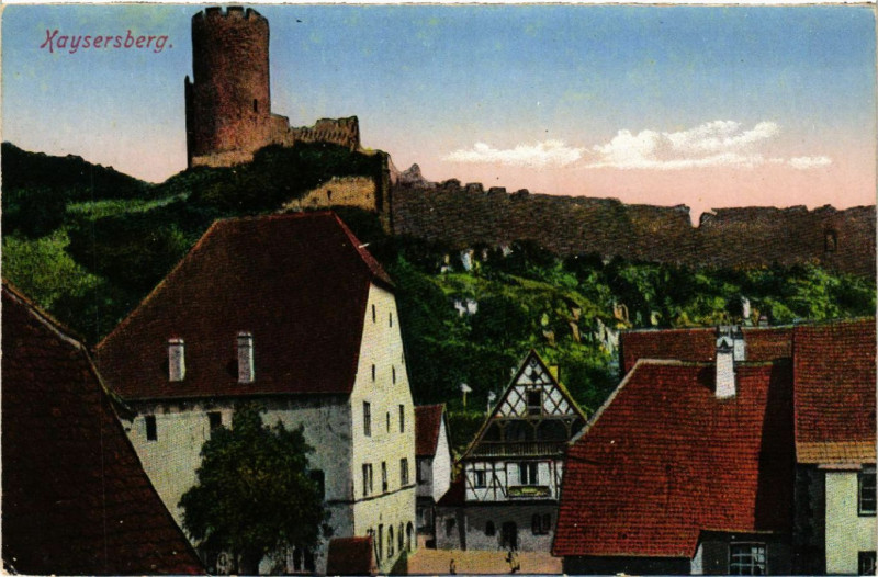 Carte postale ancienne Kaysersberg - Scene