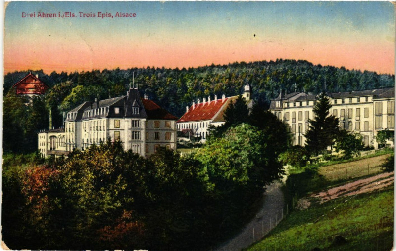 Carte postale ancienne Drei-Aehren - Trois-Epis - Scene