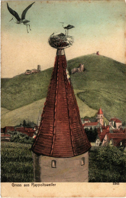 Carte postale ancienne Gruss aus Rappoltsweiler