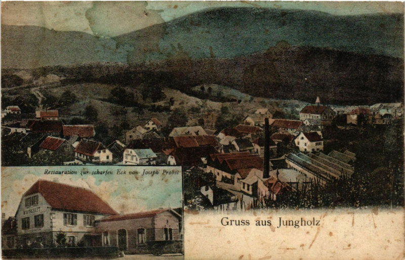 Carte postale ancienne Gruss aus Jungholz