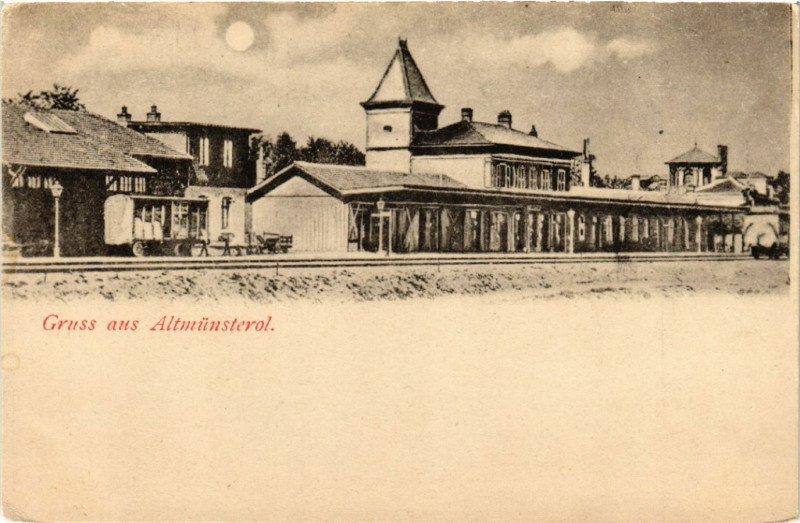 Carte postale ancienne Gruss aus Altmunsterol à Munster