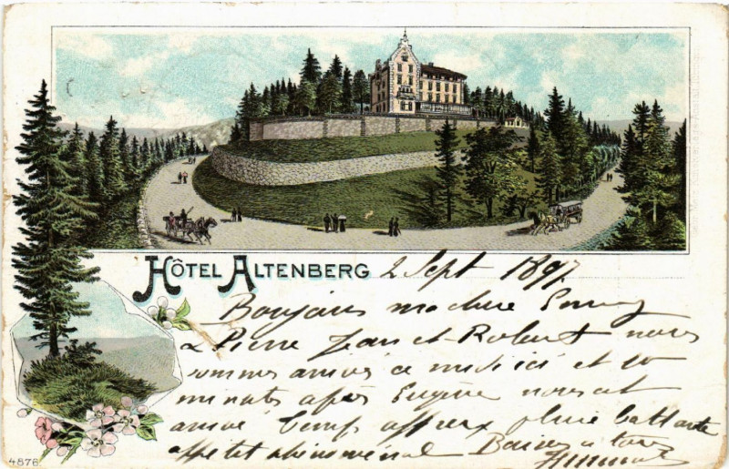 Carte postale ancienne Hotel Altenberg