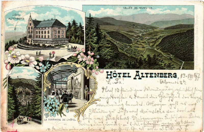 Carte postale ancienne Hotel Altenberg