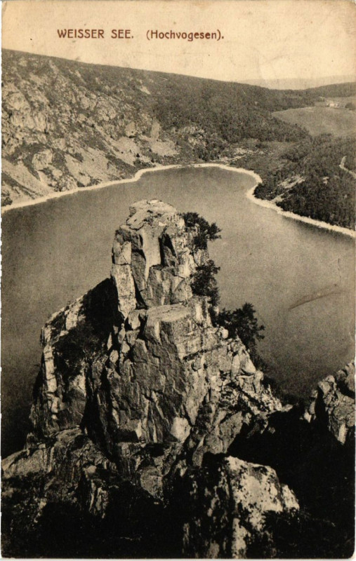 Carte postale ancienne Weisser See (Hochvogesen)