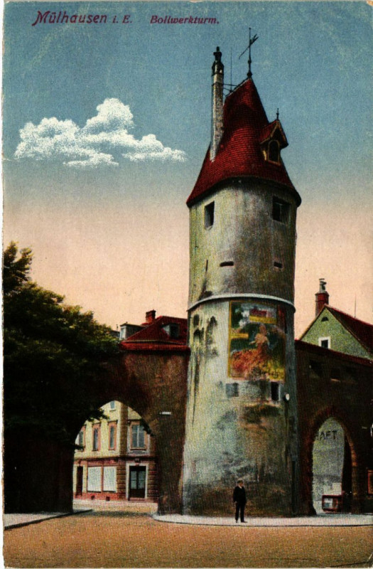 Carte postale ancienne Rappoltsweiler - METZgerturm