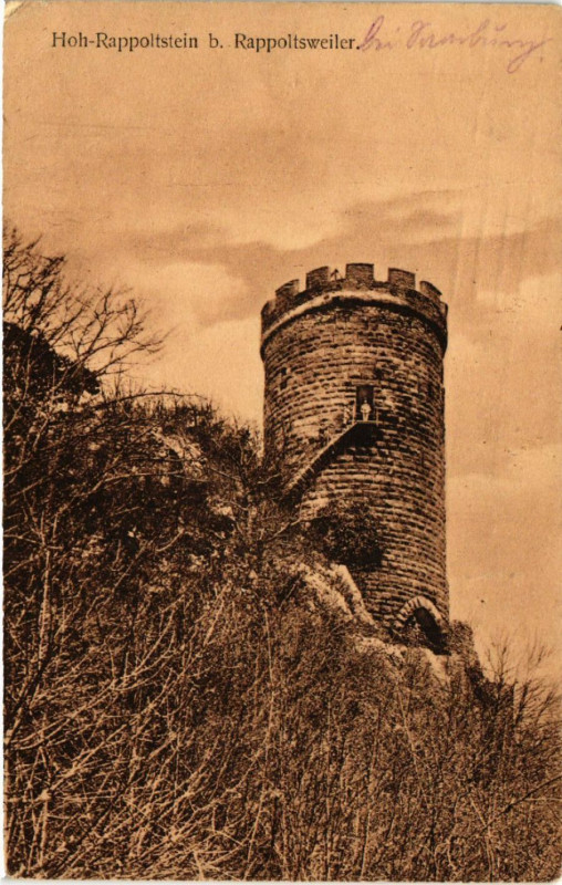 Carte postale ancienne Hoh - Rappoltstein b Rapportsweiler