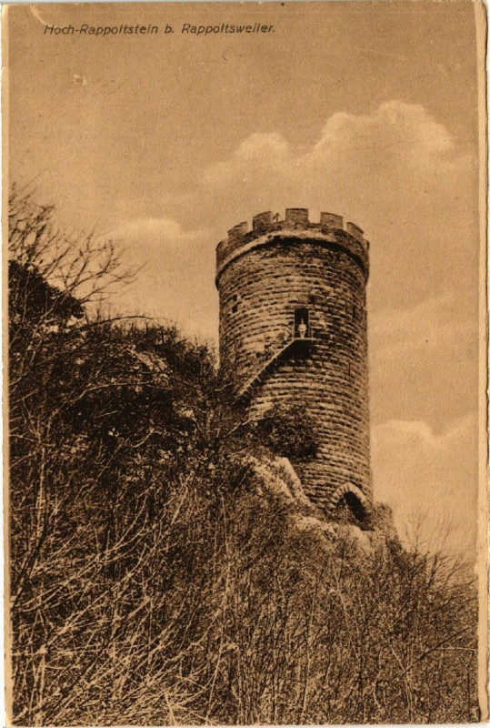 Carte postale ancienne Hoh - Rappoltstein b Rapportsweiler