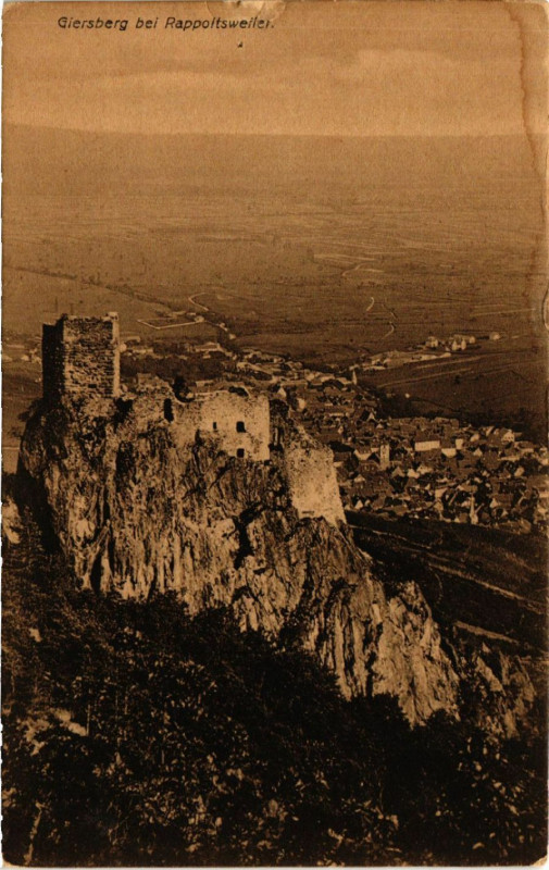 Carte postale ancienne Giersberg b. Rappoltsweiler