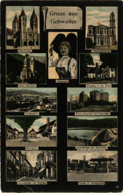 Carte postale ancienne Gruss aus Gebweiler