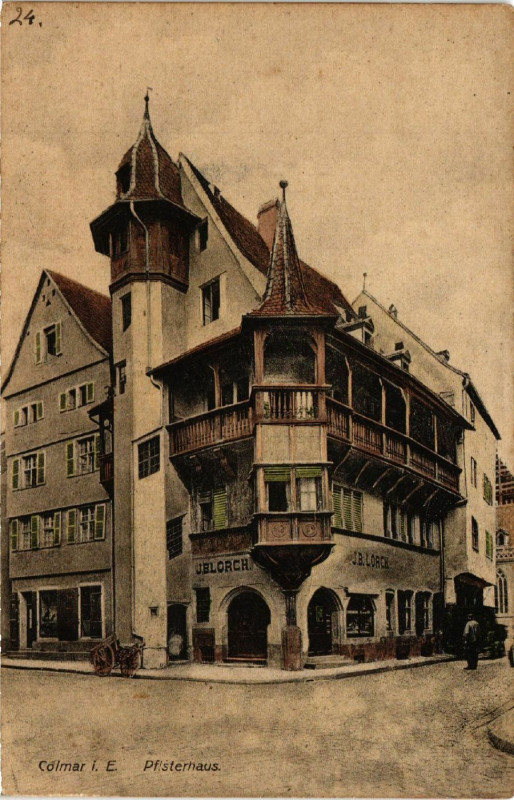 Carte postale ancienne Colmar i. E. Pfisterhaus à Colmar