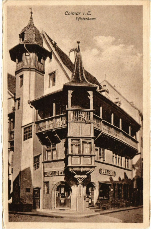 Carte postale ancienne Colmar i. E. - Pfisterhaus à Colmar