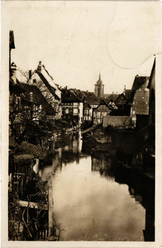 Carte postale ancienne Colmar - La Lauch à Colmar