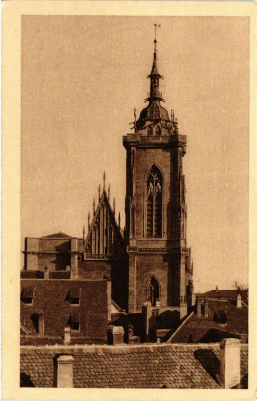 Carte postale ancienne Colmar - La Cathedrale à Colmar