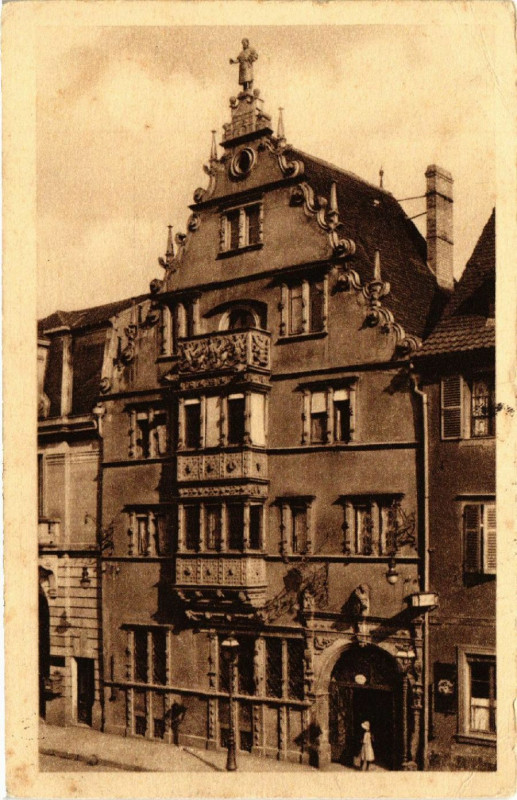 Carte postale ancienne Colmar - Kopfhaus à Colmar